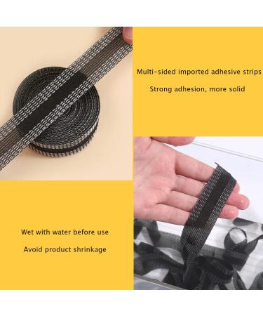 LELE LIFE 32.8ft Self-Adhesive Pants Hem Tape - Permanent Washable Iron-On Clothing Tape for Pants, Jeans & Clothes - Black - Buy Online on GoSupps.com