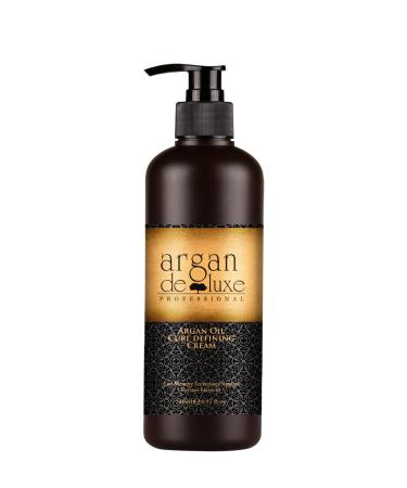 Generisch Argan Oil Curl Defining Cream - Anti-Frizz Defines & Strengthens Intense Hydration with Argania Spinosa Oil - Smooth Shiny & Elastic Hair - Curl Memory Technology - 240 ml