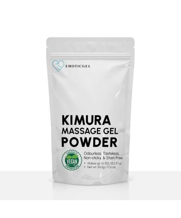 Nuru Massage Gel Powder Resealable Bag 500g Made in Japan 50L Glycerin and Paraben Free