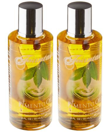 Fountain Pimento Oil for Pain Relief Oil for Massage Therapy Muscle and Joint Pain Relief Deep Tissue Massage Sore Muscle Oil Massage & Topical Herbal Pain Relief Rub (Pack of 2) 2 Fl Oz (Pack of 2)