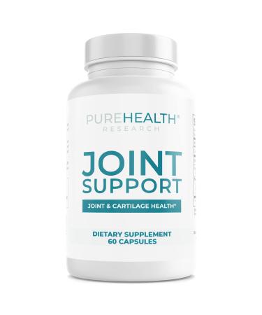 Joint Support - NEM Eggshell MembraneJoint Supplement with Boswellia Extract, Calcium & Turmeric for Joint Health, Mobility & Comfort by PureHealth Research, 60 Ct. 60 Count (Pack of 1)