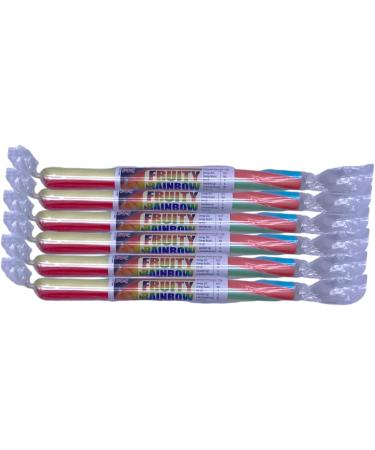 20 X Assorted Mint & Mixed Fruit Rock Sticks Handmade Traditional Rainbow Classic Sweets Retro Seaside Gift Wholesale Confectionery - Buy Online on GoSupps.com