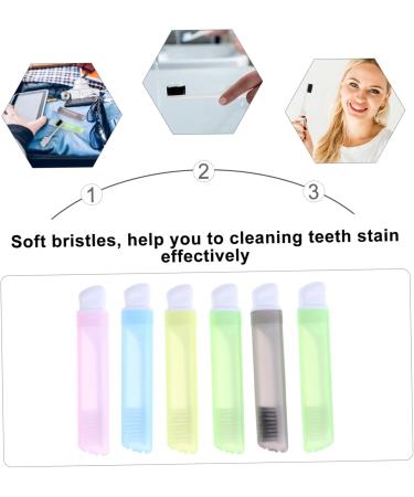 FRCOLOR 18 Pcs Foldable Portable Toothbrush Set - Traveling Pocket Folding Toothbrush for Camping and Travel | Convenient & Compact Travel Accessories - Buy Online on GoSupps.com