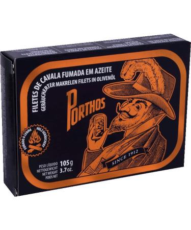 Porthos Gourmet Wood Smoked Sardines Salmon Mackerel Trout & Tuna - Premium International Seafood - Buy Online on GoSupps.com