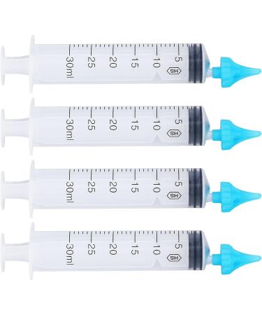4pcs 30ml Ear Wax Cleaner Syringe for Children and Adults - Safe & Effective Ear Cleaning Tool - Buy Online on GoSupps.com