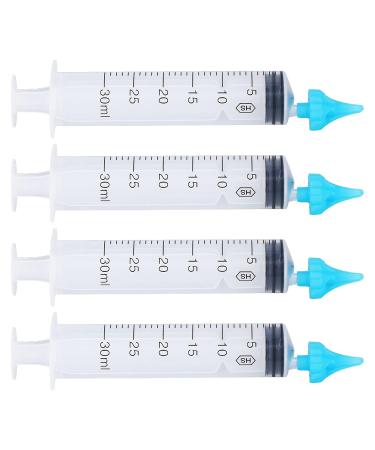 4Pcs 30ml Ear Wax Removal Syringe - Ear Wax Cleaner for Children & Adults - Buy Online on GoSupps.com