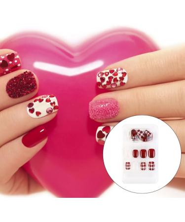dijiusidy False Nail Perfect Matching Simple to Wear Fingernail Full Coverage Press Type Strong Viscosity Adjustable Paster Type 13 F741 Type 13 1 count (Pack of 1) - Buy Online on GoSupps.com