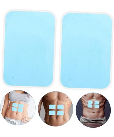 Homsfou 30 Pcs Replacement Gel Pads for Abdominal Stimulators - Super Conductive Hydrogel Pads - 6cm Adhesive Patch for Bollenoner - White - Buy Online on GoSupps.com