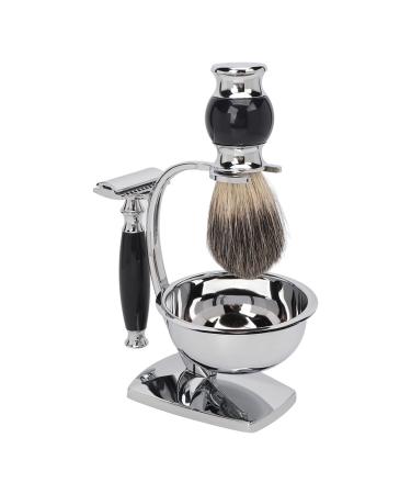 Men's Shaving Set Beard Brush Classic Manual Razor Soap Dish Storage Holder Old Fashioned Shaver Kits for Men