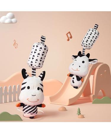 NIKTULE Newborn Mirror Tummy Time Toy | Baby Discovery Spiegel with Fabric Books & Crib Bells for 0-12 Months International Shipping Available - Buy Online on GoSupps.com