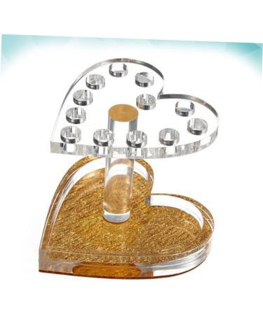 minkissy 1pc Nail Pens Stand Nail Brush Holder Nail Tool Organizer Makeup Brush Rack Nail Pen Organizer Makeup Brush Holder Nail Organizer Holder for Nail Brush Acrylic Paint Pen Holder 8.7x8.5cm Golden - Buy Online on GoSupps.com