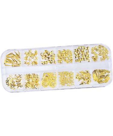 Housoutil 2 Boxes Nail Art Decoration Manicure Decoration Nail Decor Metal Kid Hair Diy Nail Accessories Nail+polish Spider Vein Glamorette Crown for Girls Rose Gold Nail Drill - Buy Online on GoSupps.com