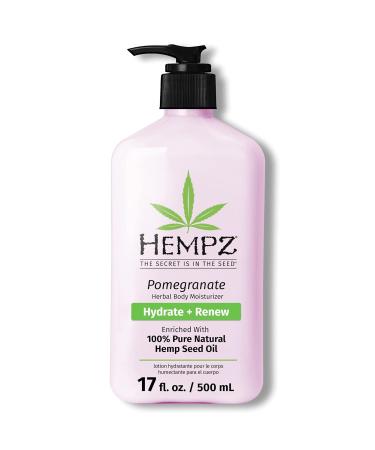 Hempz Body Lotion Bundle - Fresh Coconut & Watermelon Daily Moisturizer and Pomegranate Bright Citrus Cream - 17 oz - Buy Online on GoSupps.com