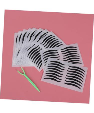 FOMIYES 80 Pairs Double Eyelid Tape Eyeshadow Eyeline Tape Sticker Temporary Eye Liner Invisible Tape Black - Buy Online on GoSupps.com