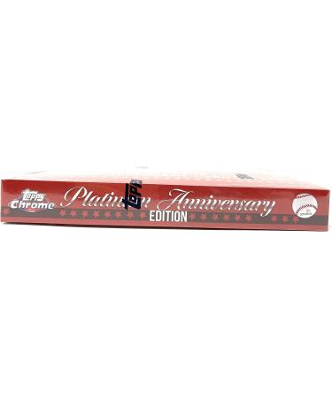 2021 Topps Chrome Platinum Baseball Anniversary Hobby Box - 24 Packs, 1 Auto - Buy Online on GoSupps.com