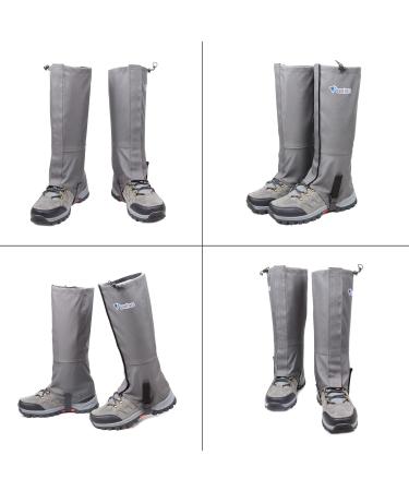 TRIWONDER Unisex Waterproof Snow Gaiters XL - Ideal for Climbing Hiking Hunting & Cycling - Gray Leggings Cover - Buy Online on GoSupps.com