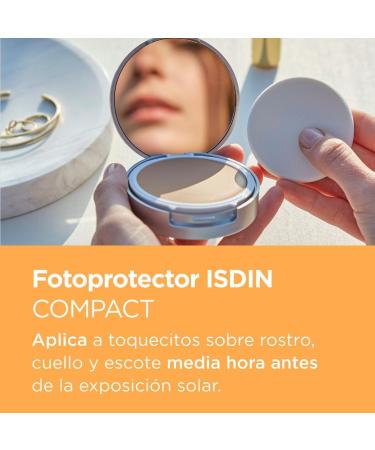 Fotoprotector ISDIN SPF-50 + Compact Make-Up without Oil Arena 10 g - Buy Online on GoSupps.com