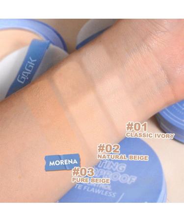 Polvo Compacto Perfecci n Matte Gagk Matte Perfection Pressed Powder Matte Setting Powder Compact Face Finishing Powder Makeup Long Lasting Waterproof Powder Foundation Lightweight(03#Dark) - Buy Online on GoSupps.com