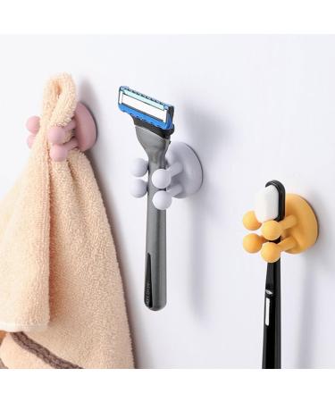 Shop Cabilock 12 PTH Razor Hooks - Self-Adhesive Shower Utensils & Toothbrush Holders for Dorm & Office - Buy Online on GoSupps.com