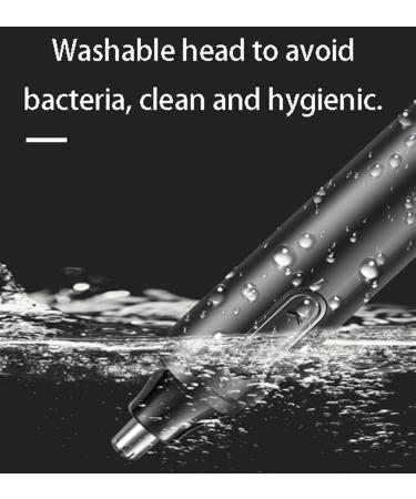 Buy 2024 Professional Ear and Nose Hair Trimmer - Painless Rechargeable Waterproof Dual-Edged Blades for Men & Women - Easy to Clean Black - Buy Online on GoSupps.com