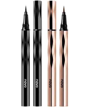 Oshhni Liquid Eyeliner Waterproof Eyeliner Pen Long Term Easy Drawing Beauty Kits Makeup Tool for Eye Makeup Daily Home Travel Girls Brown - Buy Online on GoSupps.com