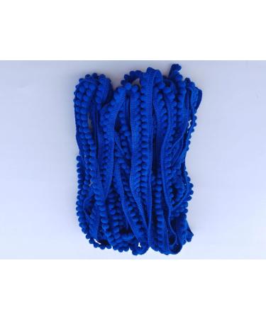 Ball Fringe Trim 10 Yards - Mini Pom Pom Trim for DIY Crafts - Royal Blue 5mm - Buy Online on GoSupps.com