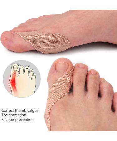 10pcs Adhesive Toe Straightener Patch - Micro Elastic Cloth Wrap Brace for Soreness Reduction - Buy Online on GoSupps.com