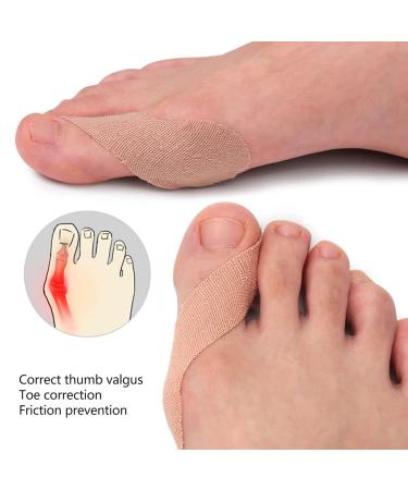 10pcs Adhesive Toe Straightener Patch - Heal & Protect Big Toe - Elastic Turf Toe Wrap Brace for Soreness Reduction - Buy Online on GoSupps.com