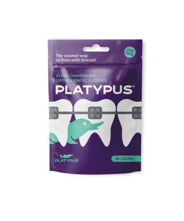 Platypus Orthodontic Flosser Bag 30 Count 30 Count (Pack of 1)