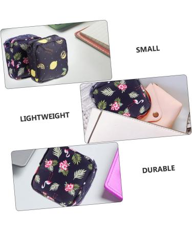 HEALLILY 32 Pcs Sanitary Napkin Storage Bag - Cute Coin Purse for Women - Period Pad Holder - Navy - 13x13x2.8cm - Buy Online on GoSupps.com
