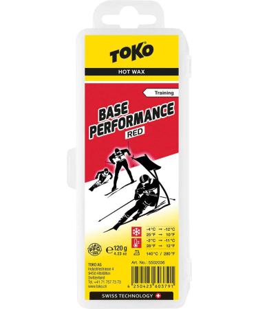 Toko Base Performance Hot Wax NF NonFluoro 120 g Red