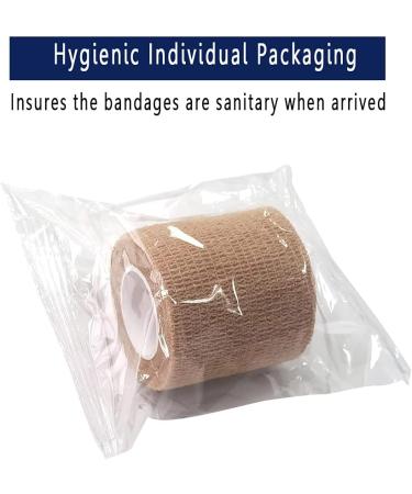 MINGYUE 2x5Yards Self Adhesive Bandage Wrap - 12 Pack Cohesive Athletic Tape for Wrist, Ankle & Vet Wrap in 12 Colors - Buy Online on GoSupps.com
