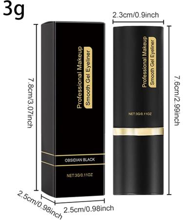 Pen Eye Liner Smudge Proof Natural Cream Precise Tip Eye Liner Waterproof Eyeliner Cream Moisturizing And High-Pigmented Cream Liner Eye Makeup for Mother Wife Girlfriend Brown - Buy Online on GoSupps.com