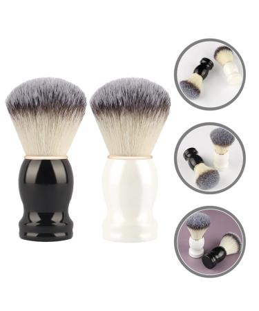 Beavorty 2-in-1 Manual Razor & Beard Brush - Must-Have Shaving Accessories for Men | Multi-Purpose Mustache & Soap Cleaning Tool - Perfect Gift! - Buy Online on GoSupps.com