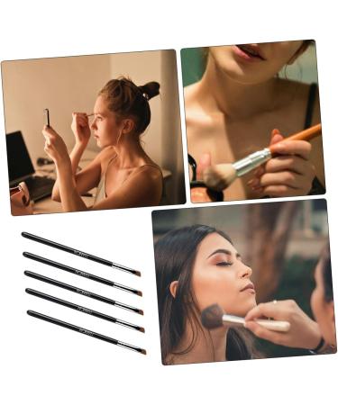 NOLITOY 10 Pcs Makeup Brush Eyebrow Brush Creative Brush Practical Eyeliner Brush Multi-purpose Brush Girl 16x0.7cmx2pcs Blackx2pcs - Buy Online on GoSupps.com