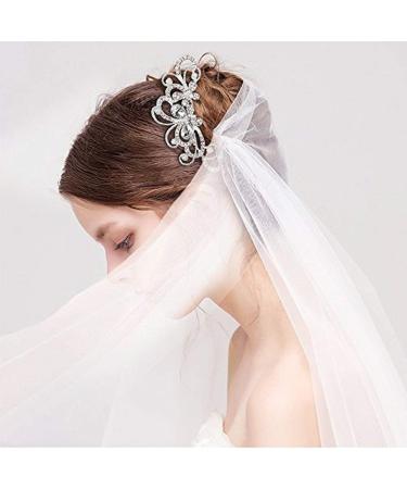 inSowni 32 Pack Silver Wedding Hair Combs & Pins Set with Rhinestone Pearls - Bridal Accessories for Women, Girls, Brides, Bridesmaids - Buy Online on GoSupps.com