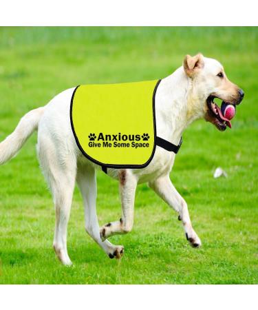 Nervous Anxious Dog Give Me Some Space Dog Jacket Vest Alert Slogan Warning Vest Rescue Dogs Anxious Dogs Gift (give space Anxious Large) give space Anxious L EU - Buy Online on GoSupps.com