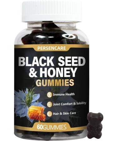 VAEYAE 60 Count Black Seed Oil & Honey Gummies, Natural Nigella Sativa Seeds and Mushroom Extract - antioxidant for Immune Support, Joints, Digestion, Hair & Skin Care Gummy - Buy Online on GoSupps.com