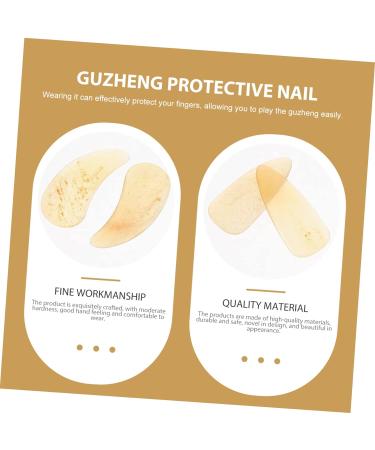 WOFASHPURET 8pcs Guzheng nails guitar picks for kids guzheng picks acoustic guitar picks bass finger picks guzheng ox horn pick thin guitar picks thumb picks child finger guard Ukulele horns 3X1.2X0.1CM Light Yellow 01 - Buy Online on GoSupps.com