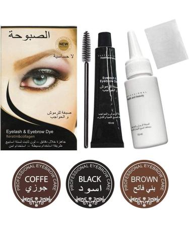 Symeas Professional Eyelash and Eyebrow Tinting Kit Long Lasting Eyebrow Tinting Kit Tattoo Waterproof Eyebrow Gel - Buy Online on GoSupps.com