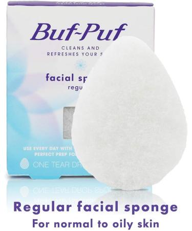 Buf-Puf Regular Facial Sponge for Combination Skin - Pack of 5 | Face Scrubber 1 Count - Buy Online on GoSupps.com