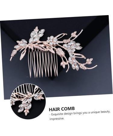 FRCOLOR 1 Pc Comb Hair Accessories for Bride Rhinestone Hair Clip Rhinestone Barrettes Bride Hair Accessory Wedding Headpiece Crystal Hairpiece Hair up Alloy Rhinestones Bridesmaid - Buy Online on GoSupps.com