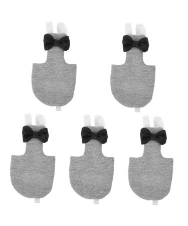 MipCase 5ST Flying bird diapers Wave parallel clothing cosplay outfits Comfortable parrot clothing cosplay accessories Bird costume Wave parching costume birdie pigeon delivers pet cotton grayx5st 12x6cmx5pcs