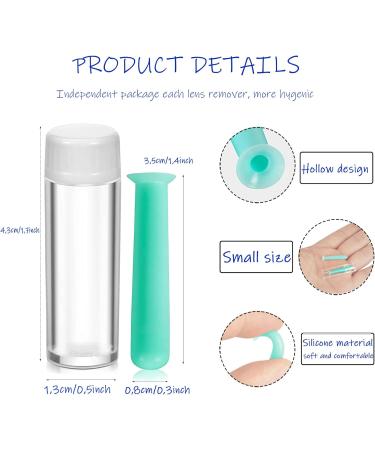 Ryaupy Silicone Contact Lens Remover Tool - 4 Pieces Green for Easy Lens Removal & Travel - Buy Online on GoSupps.com