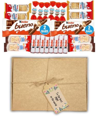 Kinder Chocolates hamper gift box for mom for all occasions in unique presentation - Birthday/Get Well/Mother's Day/Anniversary/Easter/Everyday gift (For Mom) - Buy Online on GoSupps.com