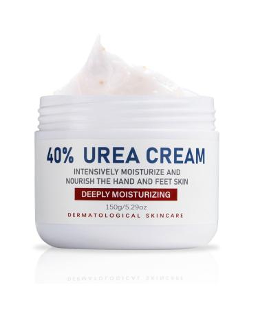 Urea Cream 40 Percent For Feet Natural Organic Foot Cream 40% Urea Cream For Feet Foot Cream For Dry Cracked Heels Moisturizer Cream For Foot Hands Legs Toes