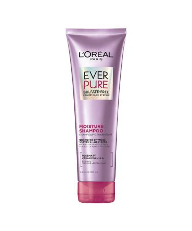 L Or al Paris Moisture Sulfate Free Shampoo Hair Care for Color-Treated Hair with Rosemary Botanicals EverPure 8.5 Fl Oz