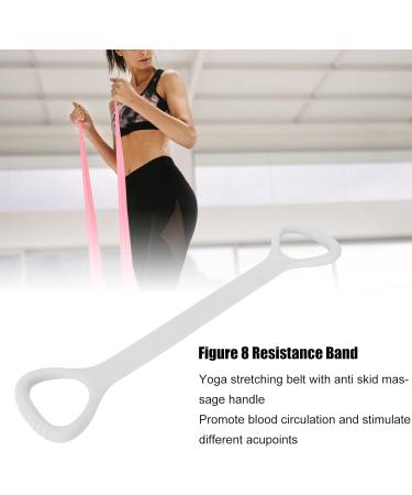 Light Grey Silicone Widen Exercise Band with Massage Handle - Buy Online on GoSupps.com