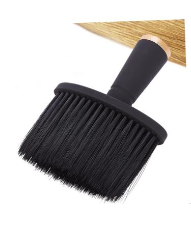 Minkissy Salon Neck Cleaning Tool & Facial Brush | Eber Salon Razor Brush | Premium Neckbrush & Mineral Powder Brush - 14x10x10cm Black - Buy Online on GoSupps.com