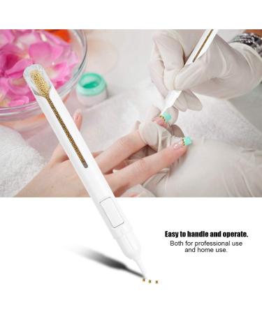 Nail Art Dotting Pen Nail Bead Dotting Bullion Pen Nail Art Rhinestone Gemstone Painting Drawing Pen for Manicure Pedicure Decoration (16 cm Golden) 16cm golden - Buy Online on GoSupps.com